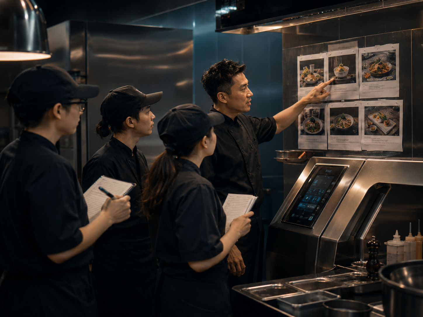 Kitchen team training and expansion pressure